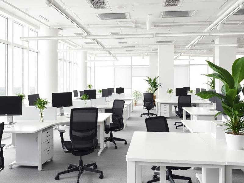 Spotless modern office interior